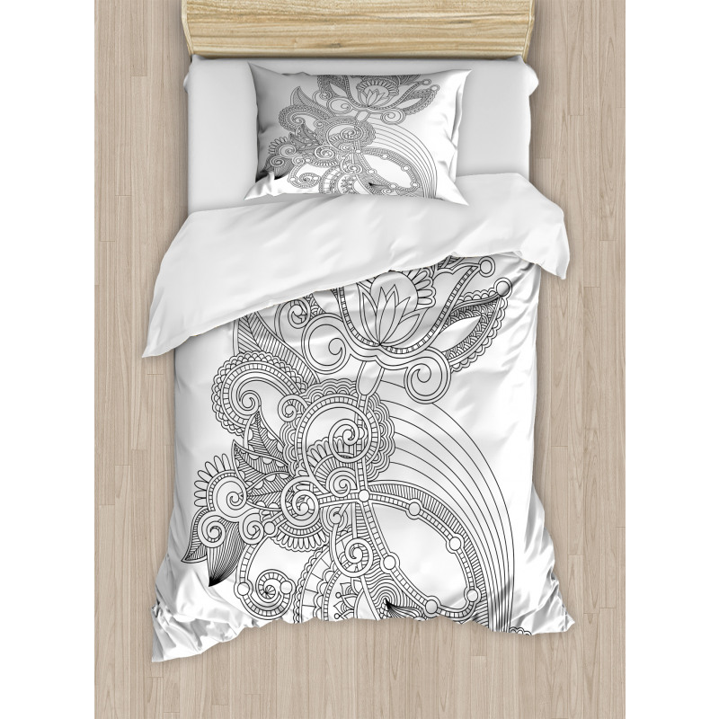 Blossoming Organic Nautre Duvet Cover Set