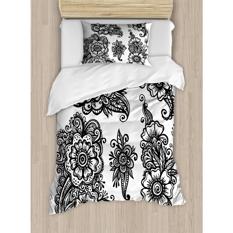 Composition Retro Duvet Cover Set