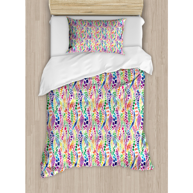 Vivid Mosaic Duvet Cover Set