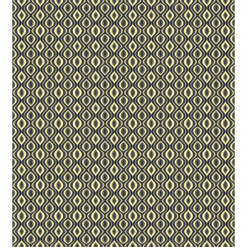Wavy Vertical Tiles Duvet Cover Set