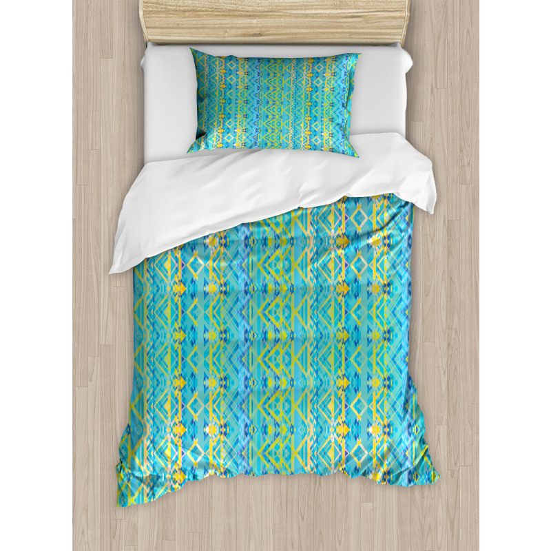 Zigzag Aztec Design Duvet Cover Set