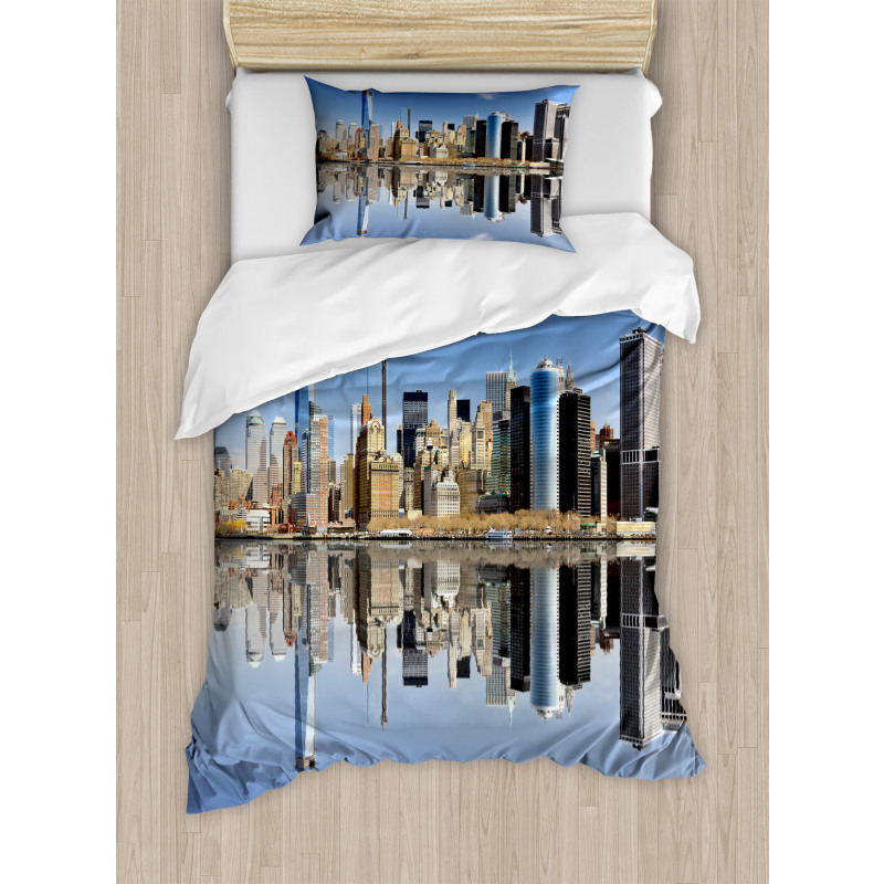 Manhattan Buildings Duvet Cover Set