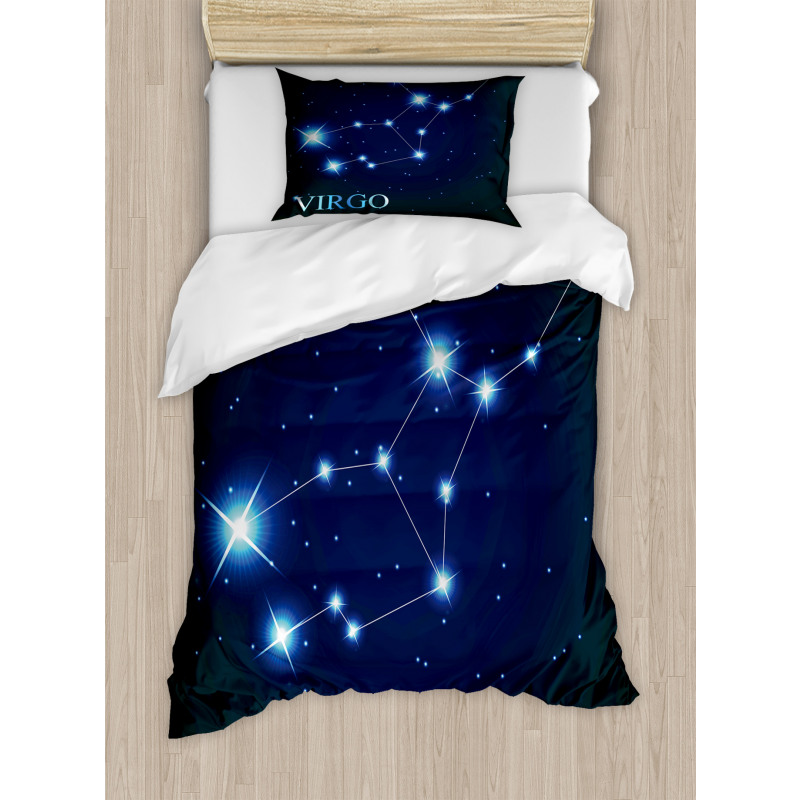 Constellation Stars Space Duvet Cover Set