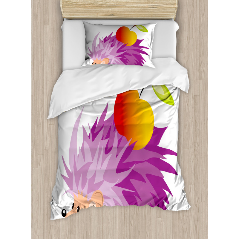 Abstract Animal Apple Duvet Cover Set