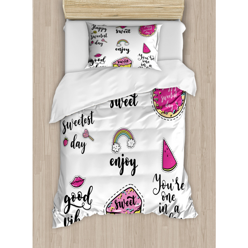 Happy Sweetest Day Duvet Cover Set