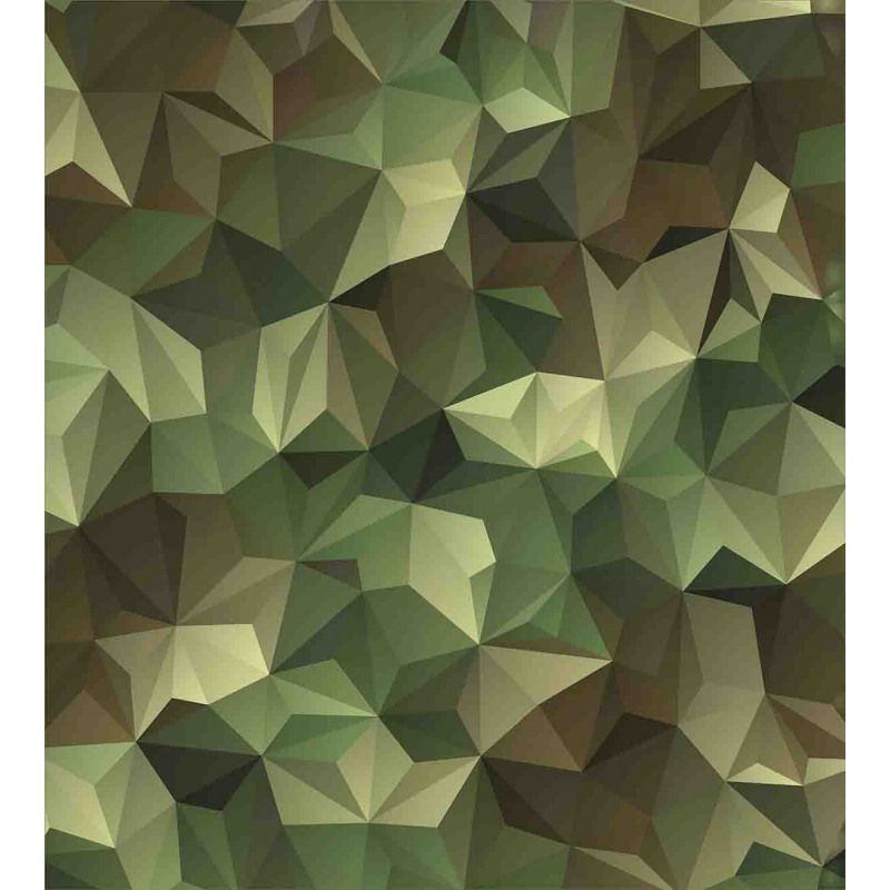 Geometric Fractal Camo Duvet Cover Set