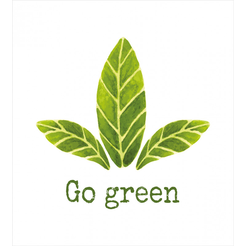 Eco Concept Green Leaves Duvet Cover Set
