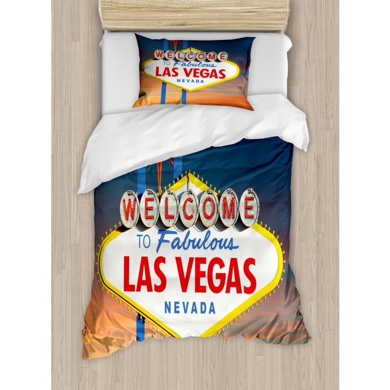 Fabulous Las Vegas Nevada Duvet Cover Set