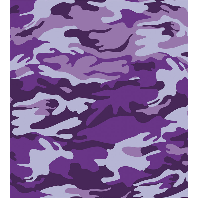 Purple Toned Waves Duvet Cover Set