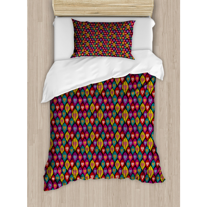 Kazakhstan Motifs Duvet Cover Set