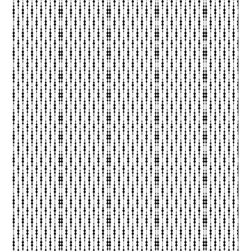 Monochrome Lines Dots Duvet Cover Set