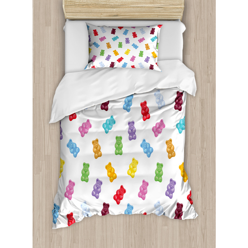 Vibrant Gummy Bears Duvet Cover Set