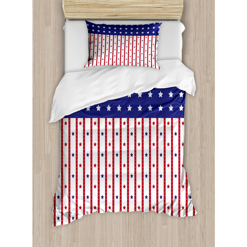 Stars and Stripes Flag Duvet Cover Set