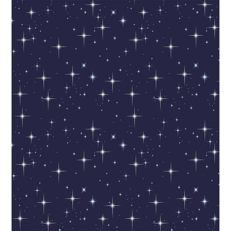 Night Skyline with Stars Duvet Cover Set