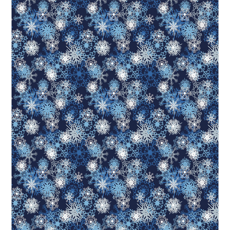 Ornate Snowflakes Xmas Duvet Cover Set