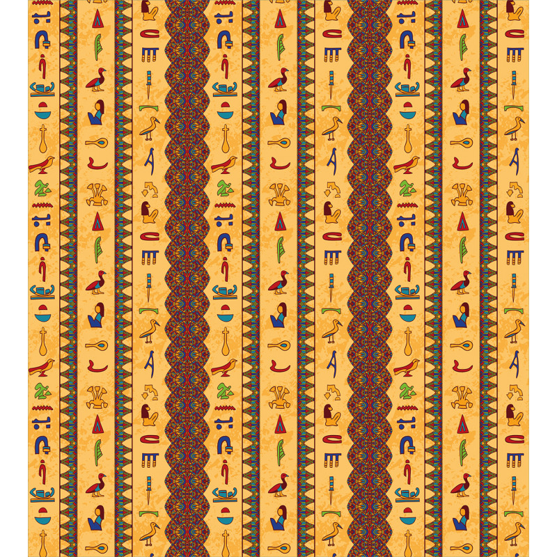 Hieroglyphs Duvet Cover Set