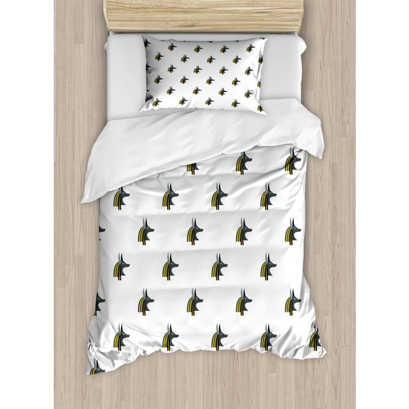 Jackal Head Timeless Form Duvet Cover Set