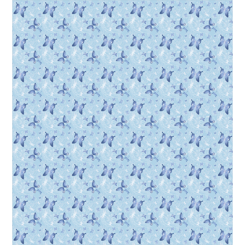 Blue Dragonflies Duvet Cover Set