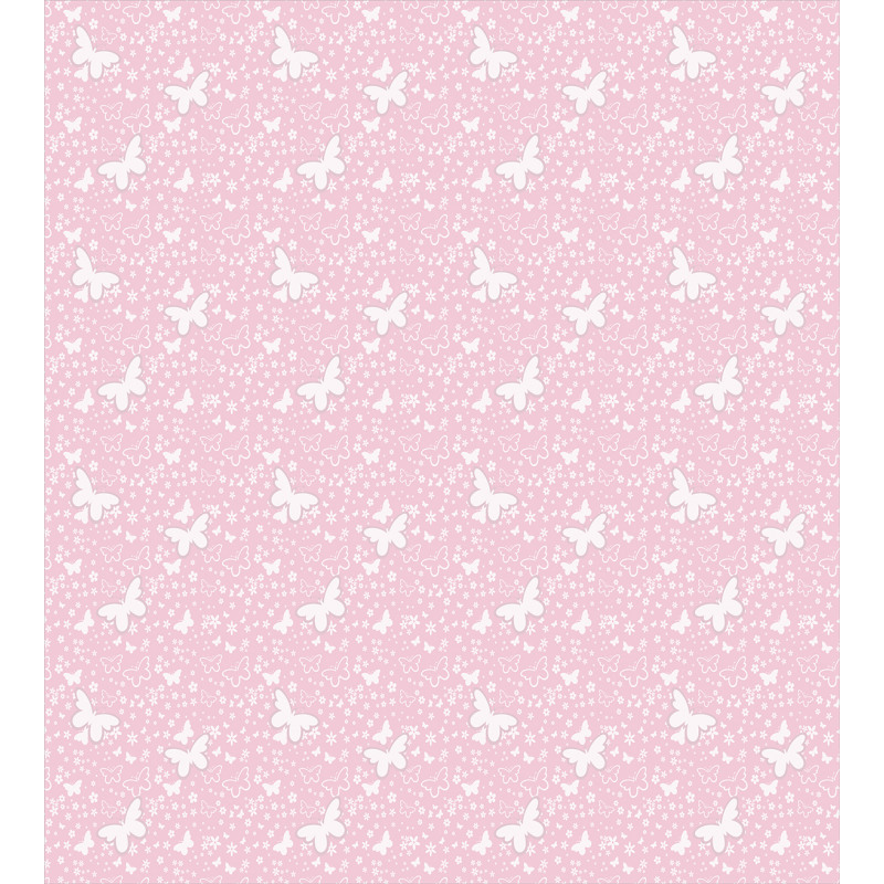 Soft Pink Floral Duvet Cover Set