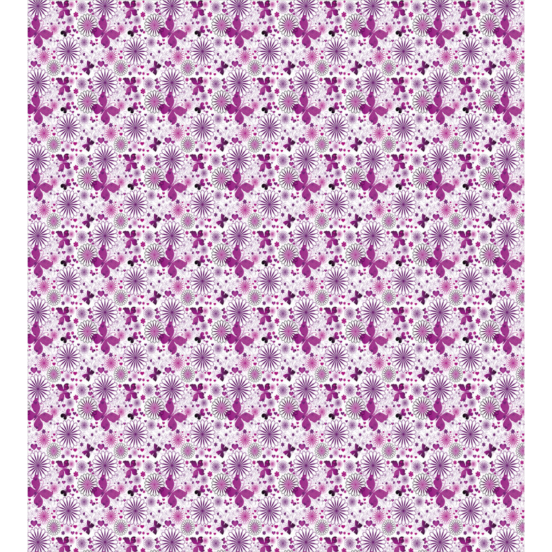 Purple Color Fauna Duvet Cover Set