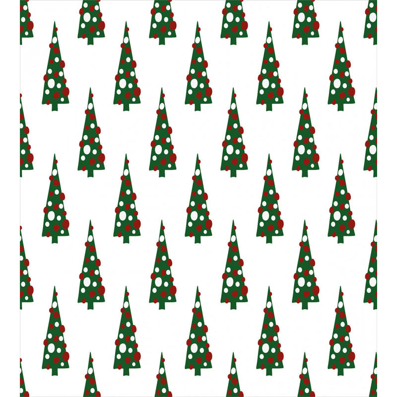 Xmas Tree Pattern Duvet Cover Set