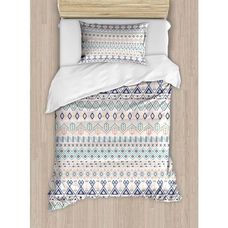 Aztec Motifs Squares Duvet Cover Set