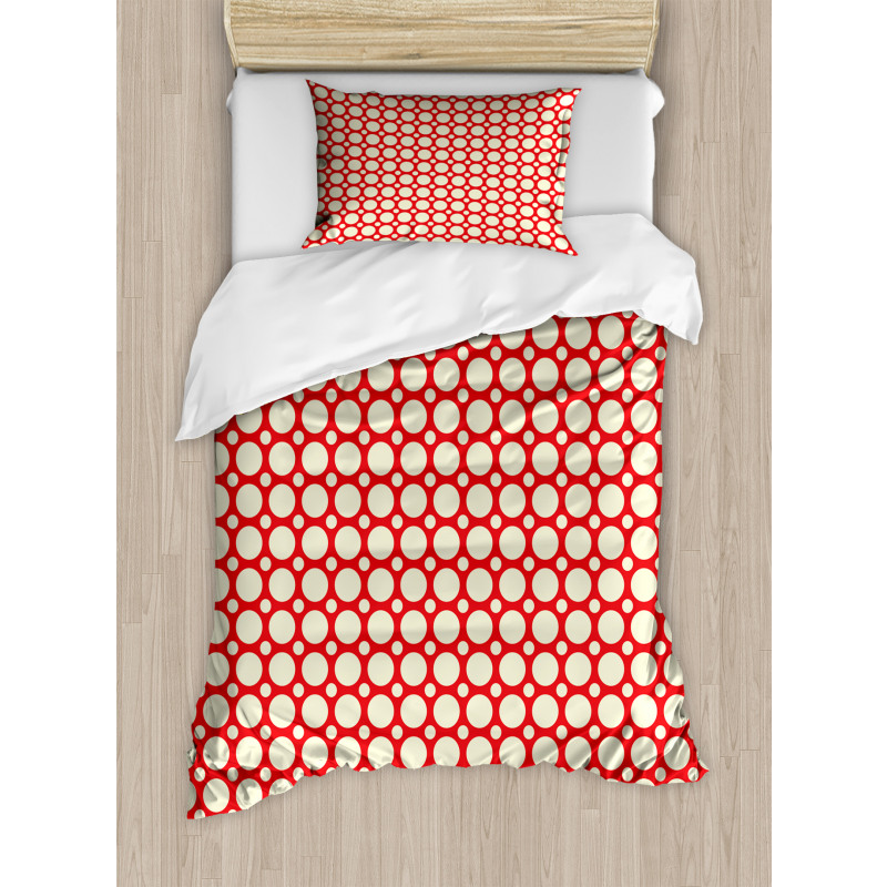 Polka Dots Vibrant Duvet Cover Set