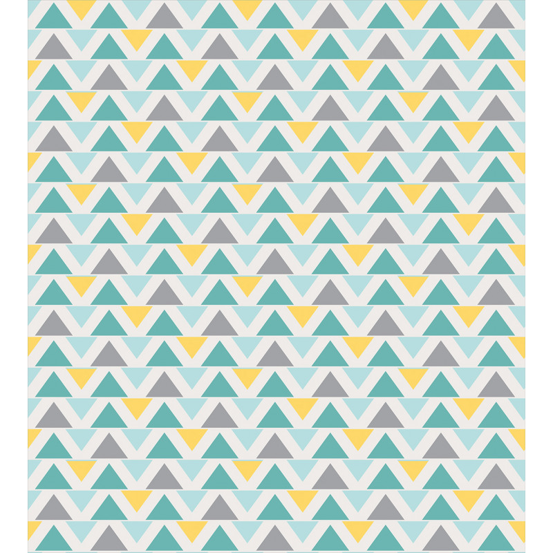 Chevron Retro Style Duvet Cover Set