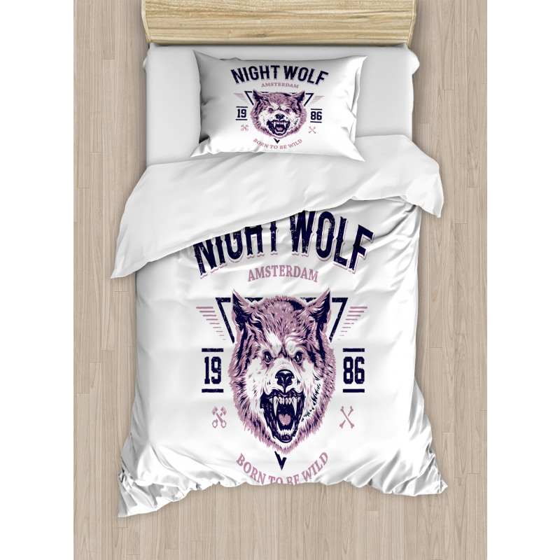Roaring and Angry Animal Duvet Cover Set