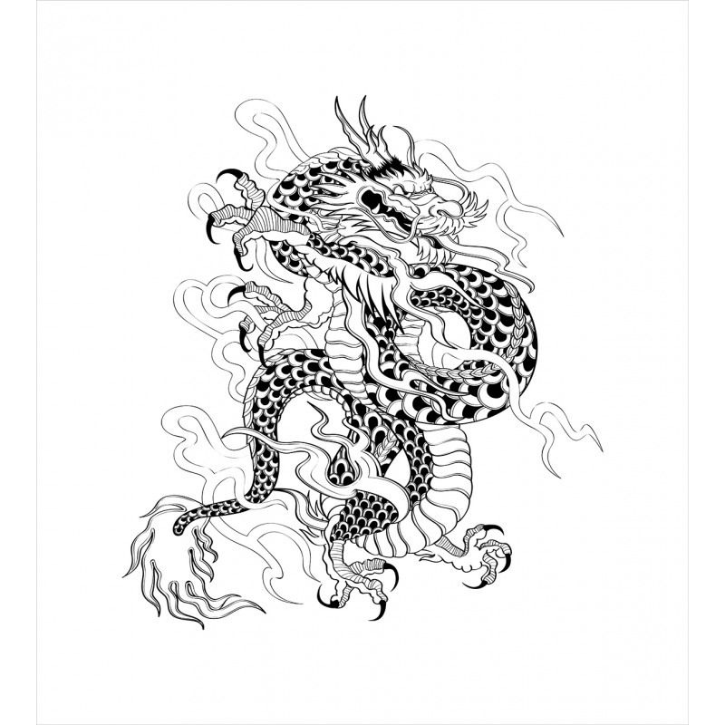 Sketch Art Monster Duvet Cover Set