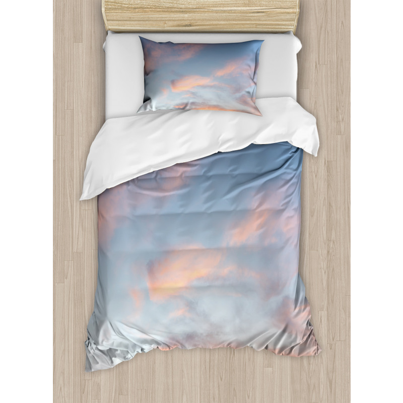 Clouds Sunset Duvet Cover Set