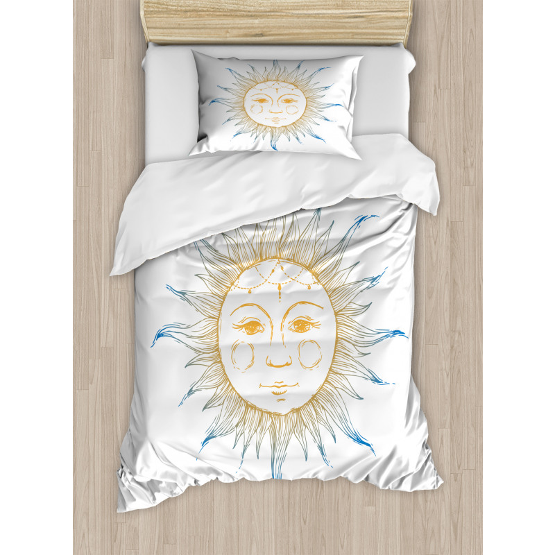 Ornate Aztec Star Motif Duvet Cover Set