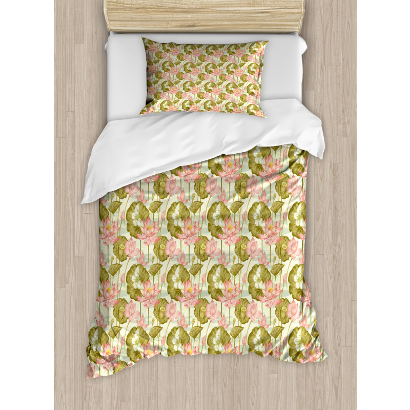 Exotic Foliage Butterfly Duvet Cover Set