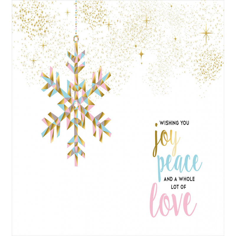 Christmas Snowflake Love Duvet Cover Set