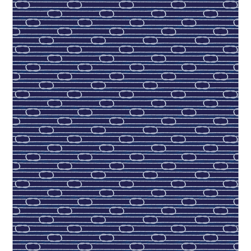 Marine Knots Pattern Duvet Cover Set