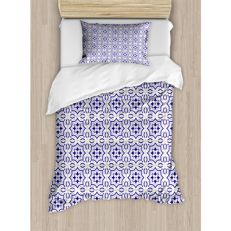 Portuguese Floor Tile Duvet Cover Set