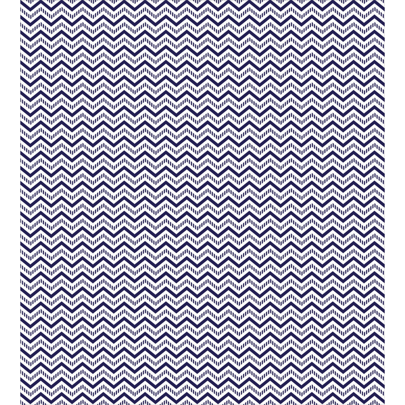 Chevron Dashed Lines Duvet Cover Set