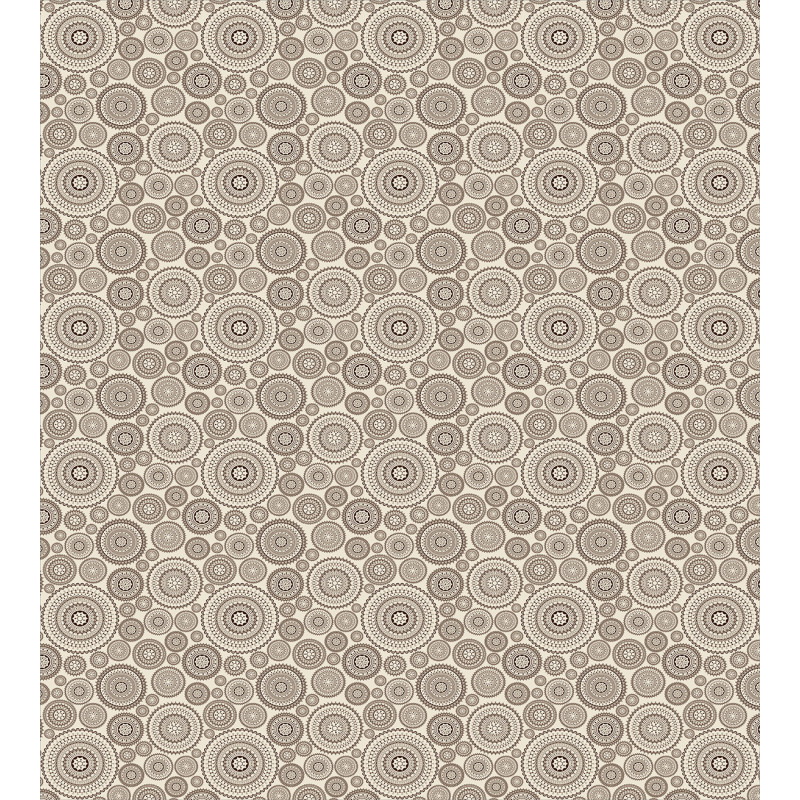Circular Composition Lace Duvet Cover Set