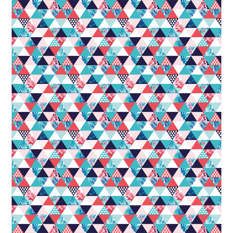 Triangles Beach Mosaic Duvet Cover Set