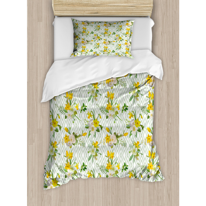 Blooming Floral Nature Duvet Cover Set