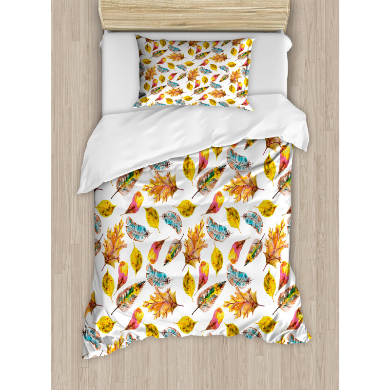 Fal Season Leaves Duvet Cover Set