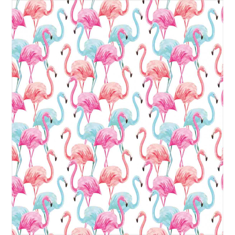 Hawaii Flamingos Duvet Cover Set
