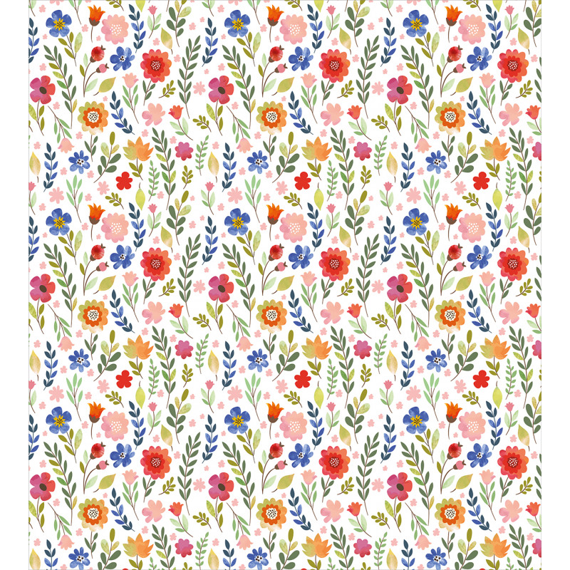 Floral Illustration Duvet Cover Set