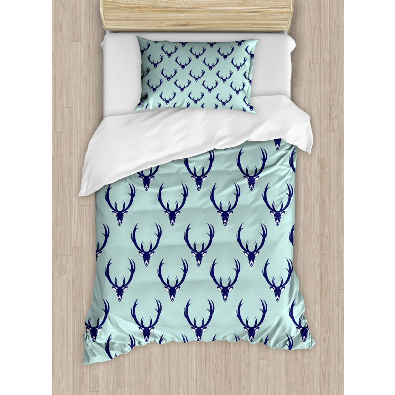 Abstract Creature Motif Duvet Cover Set