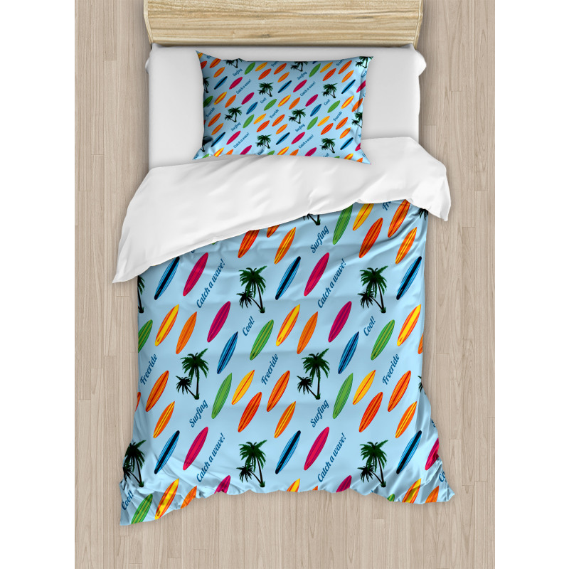 Exotic Hawaii Sports Duvet Cover Set