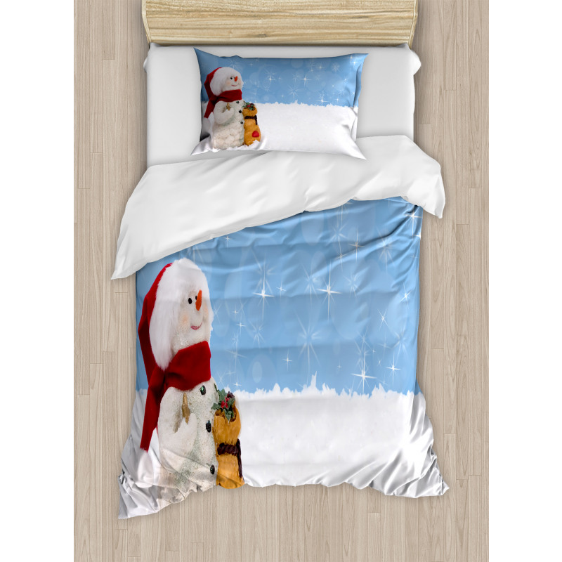 Winter Christmas Time Duvet Cover Set