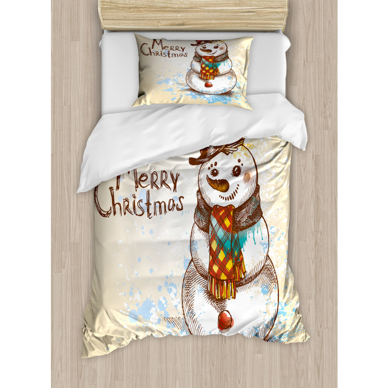 Xmas Sketch Duvet Cover Set