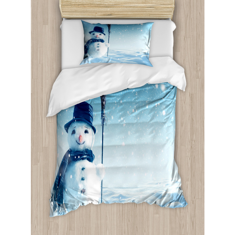 Wintry Land Snowy Cold Duvet Cover Set