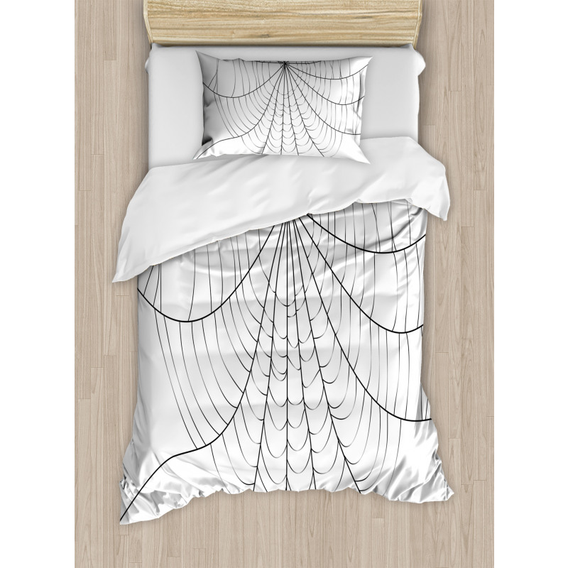 Monochrome Cobweb Duvet Cover Set