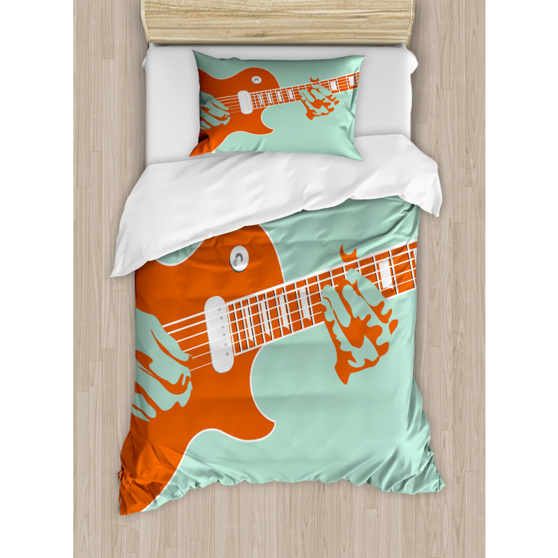 Musician Performing Duvet Cover Set